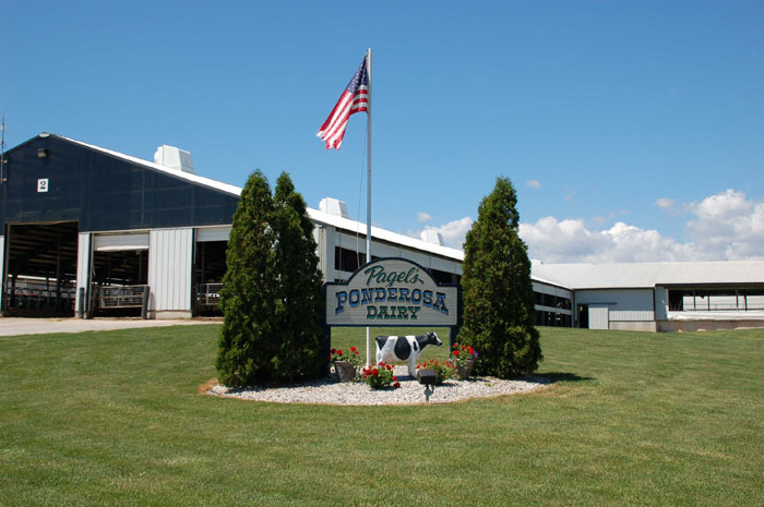 Pagel's Ponderosa Dairy in Kewaunee, Wis. is the largest single family-owned dairy in Wisconsin with 4,600 head of cattle. The farm has been in owner John Pagel's family since 1946.